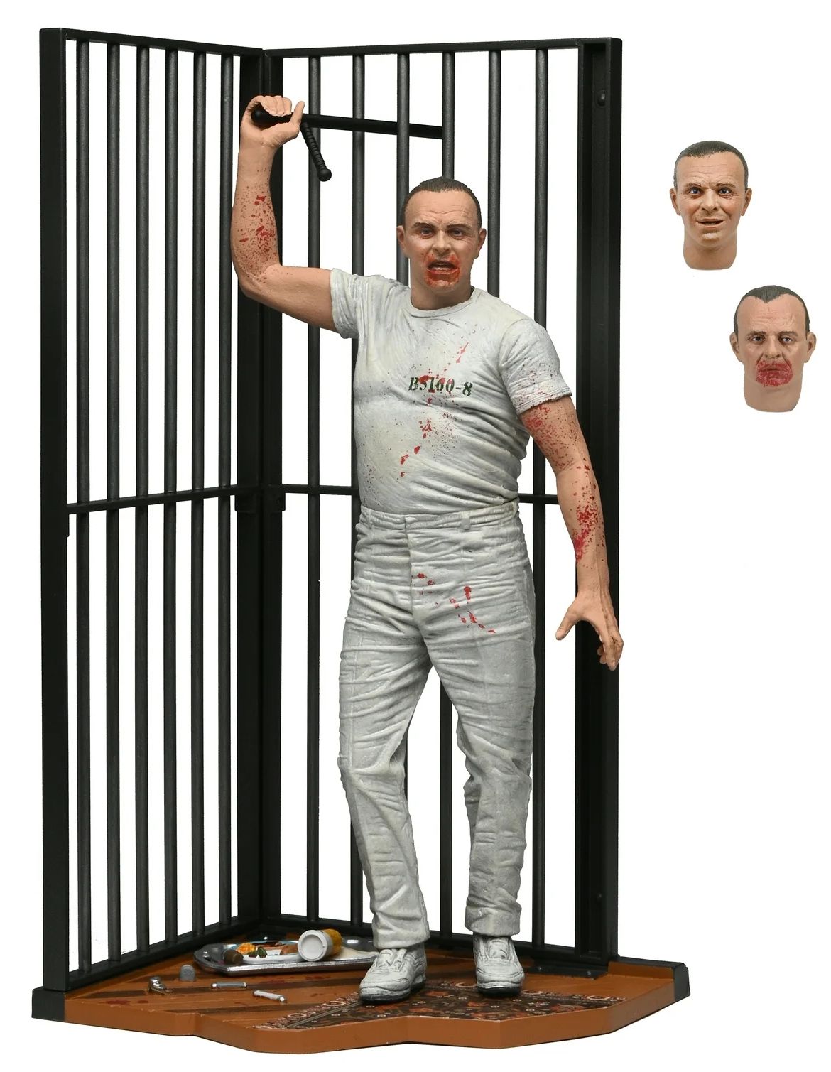 Figura Dr. Hannibal Lecter “Fuga da Prisão” Neca 7” de O Silêncio dos Inocentes (Silence of the Lambs)