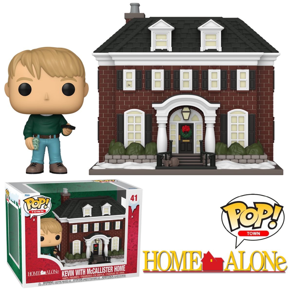 Esqueceram de Mim Pop! Town com Kevin e a Casa da Família McCallister (Home Alone)