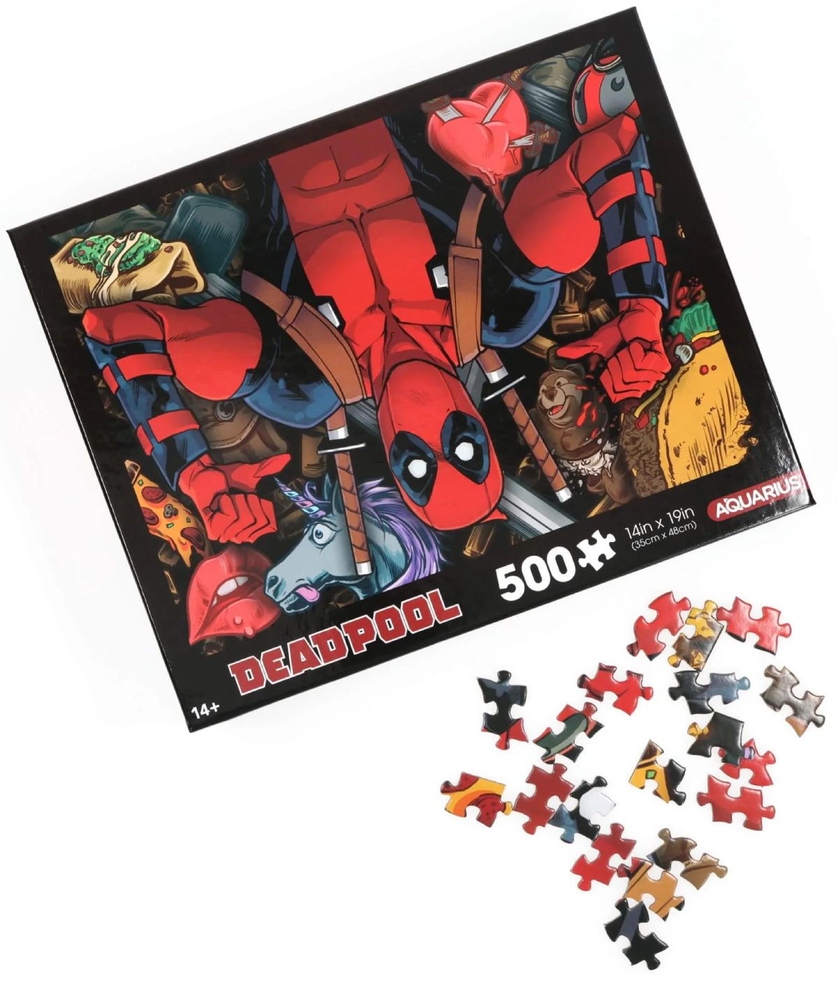 Marvel Collage Puzzles: Wolverine and Deadpool