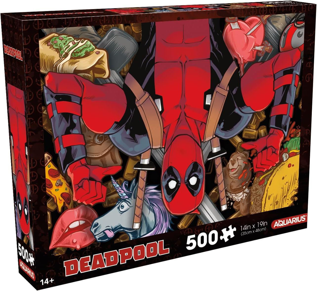 Marvel Collage Puzzles: Wolverine and Deadpool