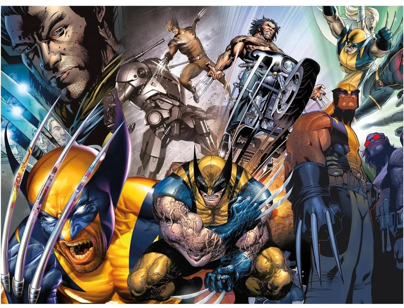 Marvel Collage Puzzles: Wolverine and Deadpool