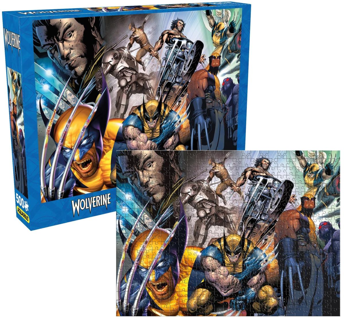 Marvel Collage Puzzles: Wolverine and Deadpool