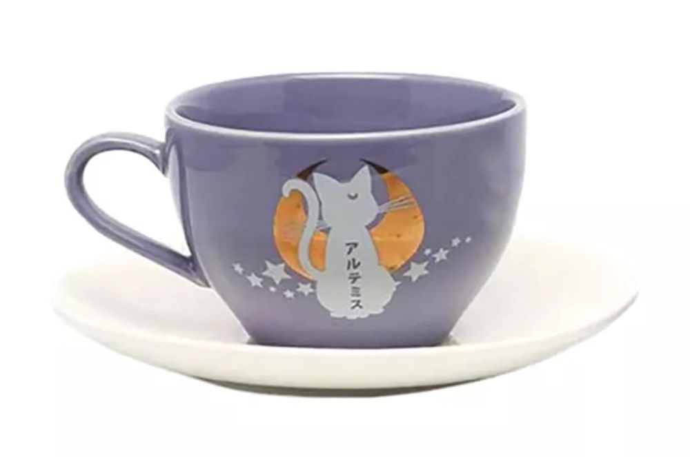 Sailor Moon Tea Cups with Luna and Artemis