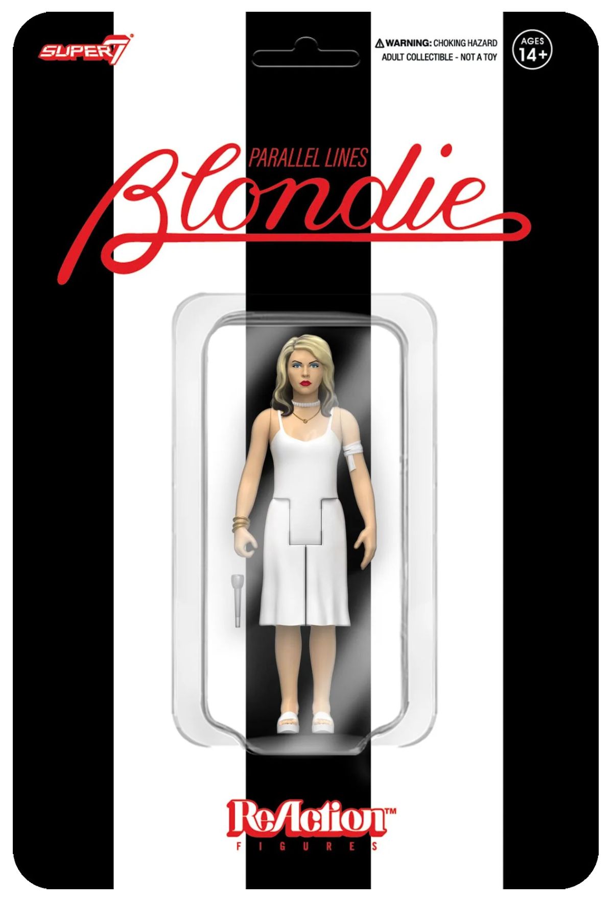 Action Figure Debbie Harry ReAction da Banda Blondie “Parallel Lines”