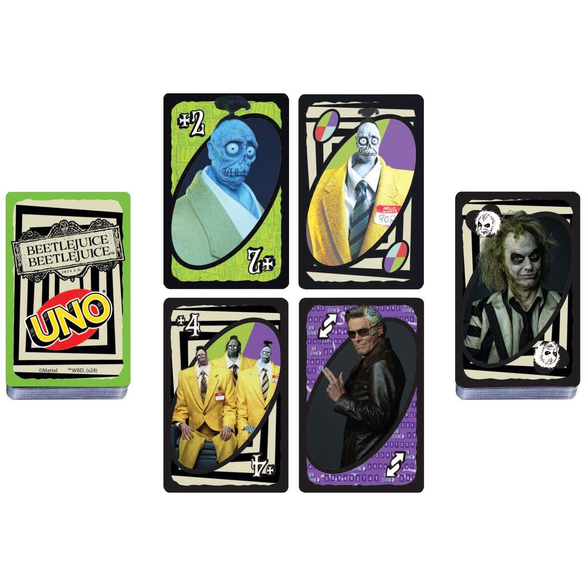 Uno Game The Ghosts Still Have Fun: Beetlejuice Beetlejuice by Tim Burton