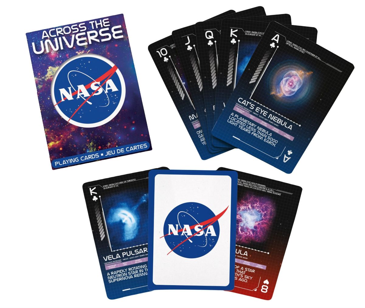 NASA “Across The Universe” Deck with 54 Celestial Bodies