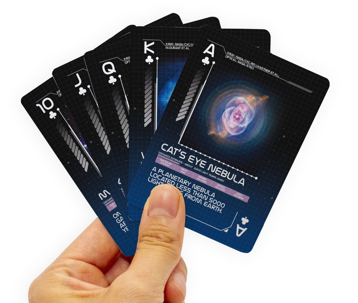 NASA “Across The Universe” Deck with 54 Celestial Bodies