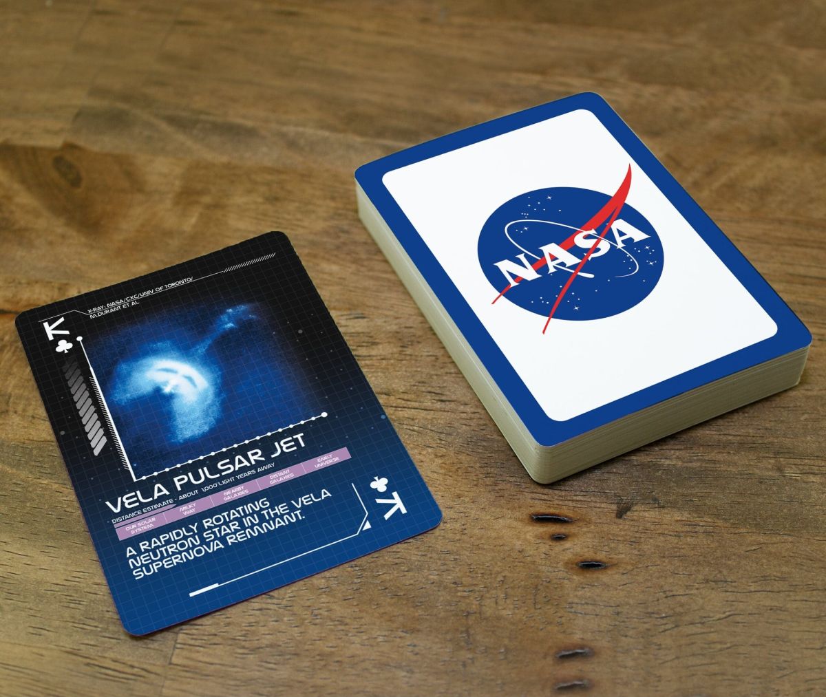 NASA “Across The Universe” Deck with 54 Celestial Bodies