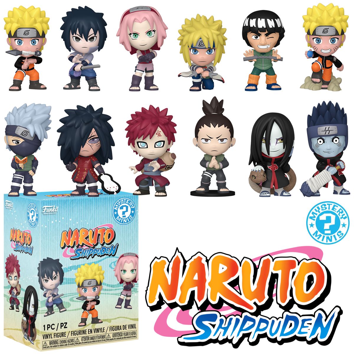 Naruto Shippuden Mystery Minis - Mini-Figuras Funko (Blind-Box)