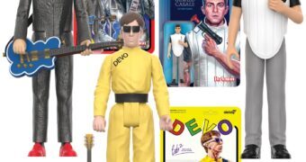 Action Figures DEVO ReAction com Bob (1) Mothersbaugh, Gerald Casale e Bob (2) Casale