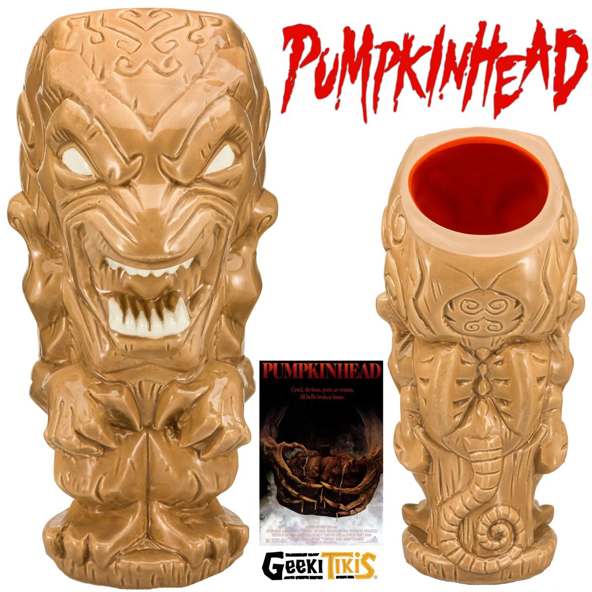 Caneca Geeki Tikis do Filme de Terror Pumpkinhead (1988)