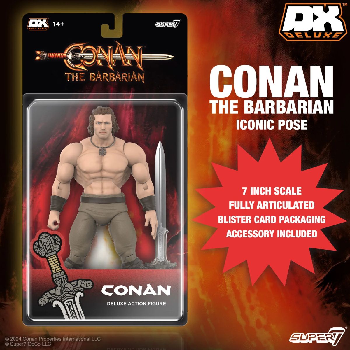 Conan, o Bárbaro (Arnold Schwarzenegger) Action Figure Deluxe Super7