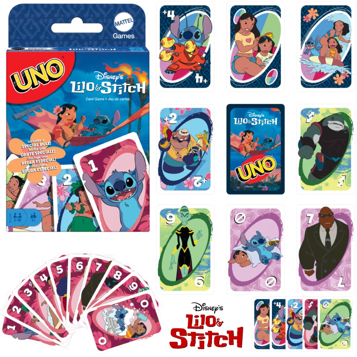 Jogo de Cartas UNO Lilo & Stitch (Disney)