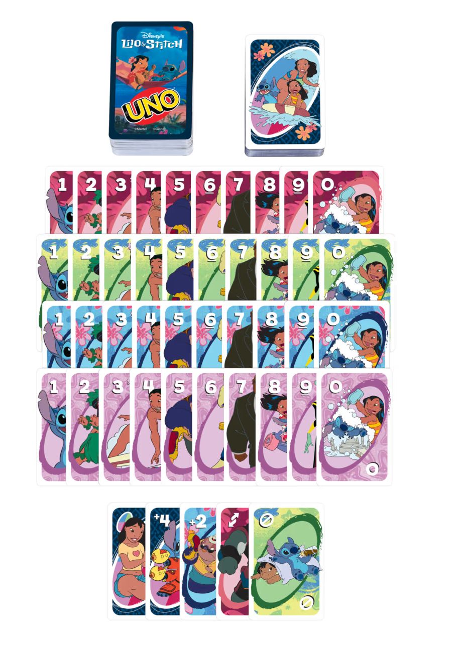 Jogo de Cartas UNO Lilo & Stitch (Disney)