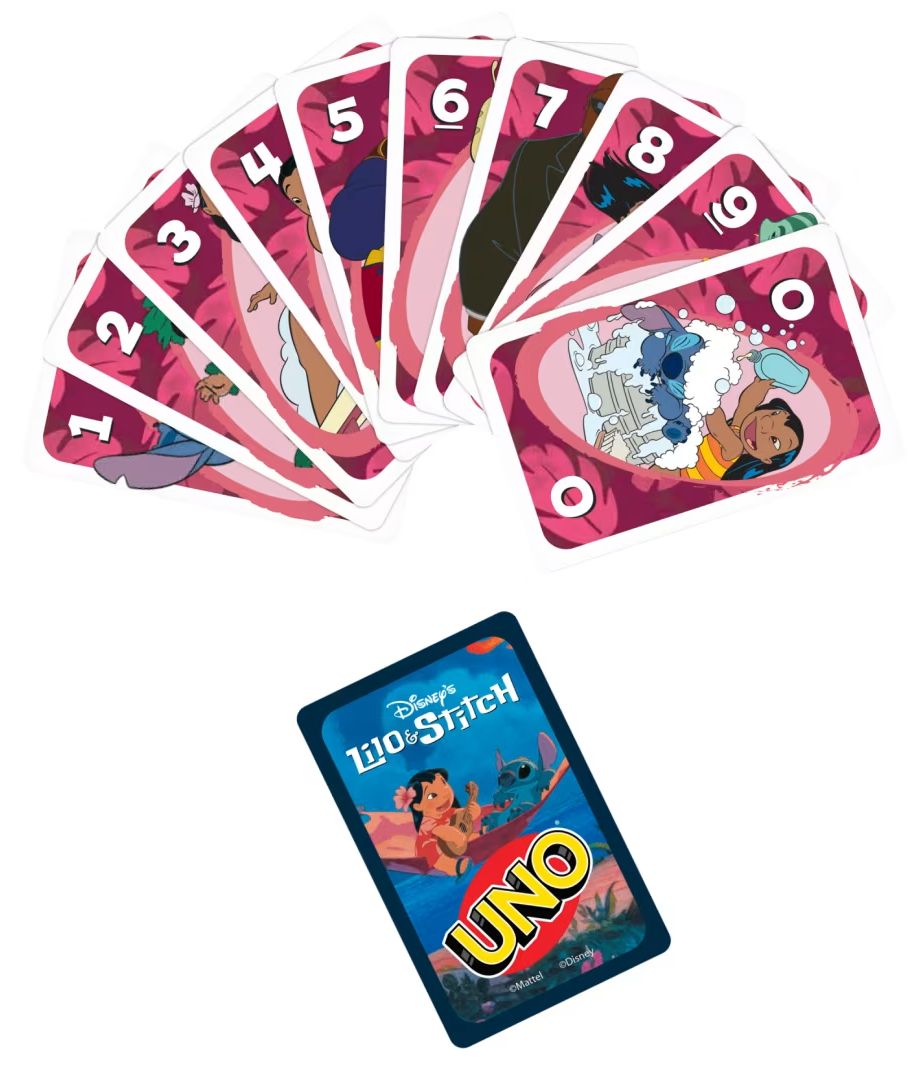 Jogo de Cartas UNO Lilo & Stitch (Disney)