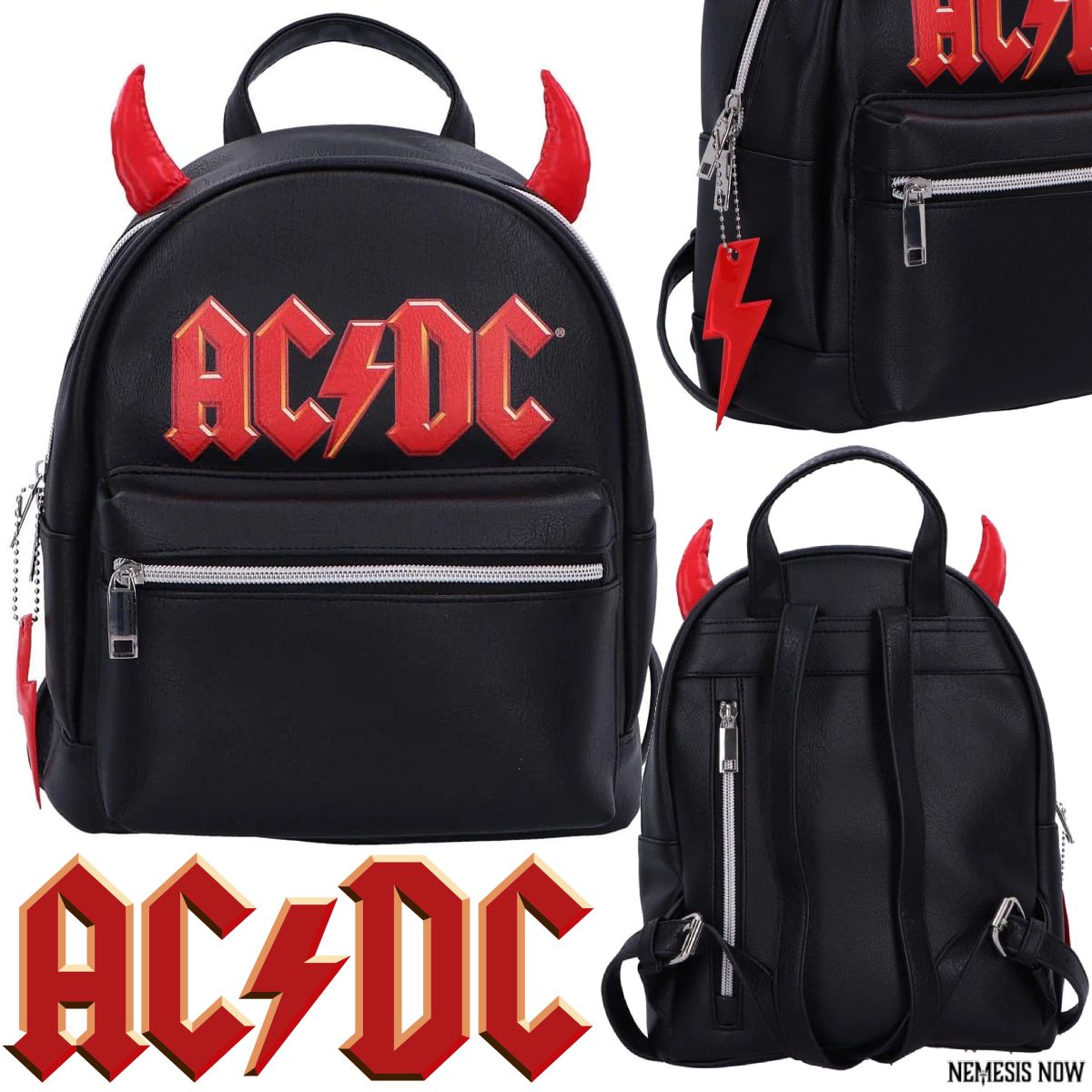 Mochila AC/DC “Devil Horn” Heavy Metal