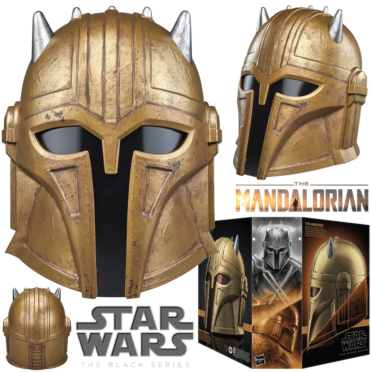 Capacete Eletrônico “The Armorer” da Série Star Wars: The Mandalorian