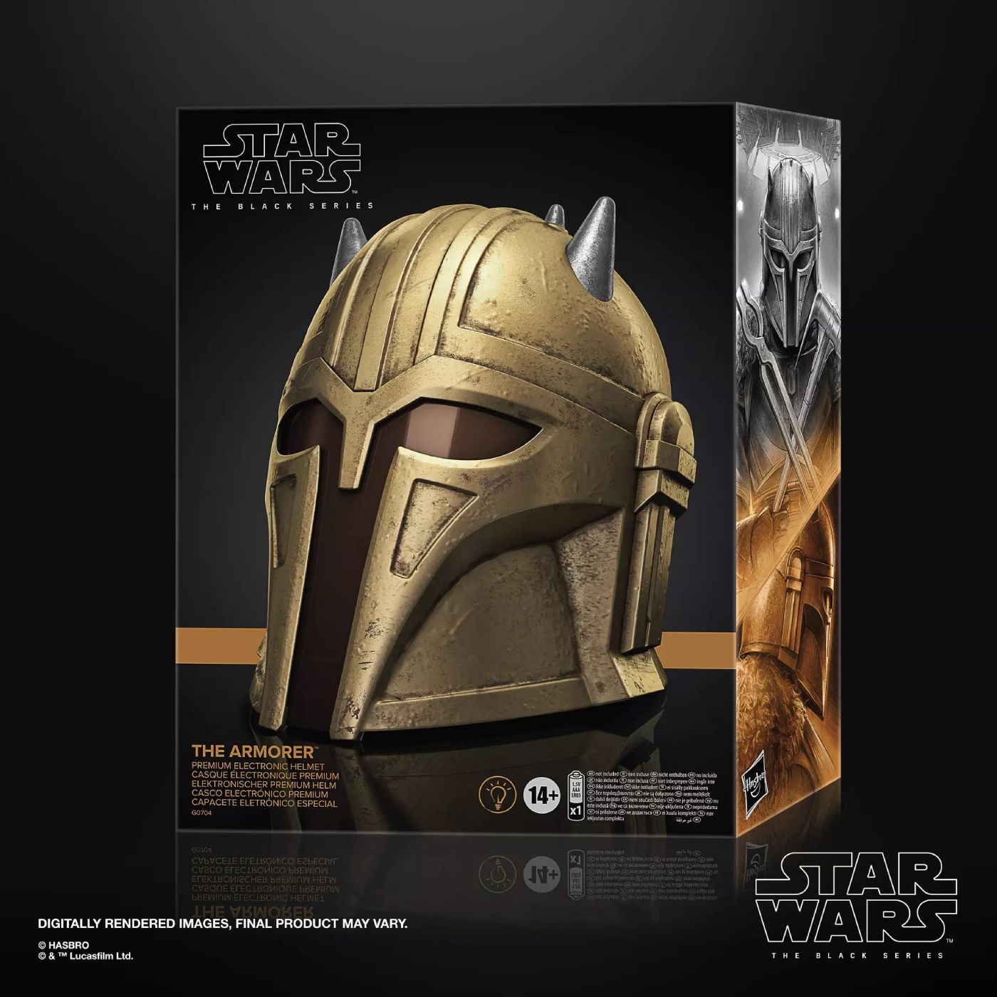 Capacete Eletrônico “The Armorer” da Série Star Wars: The Mandalorian