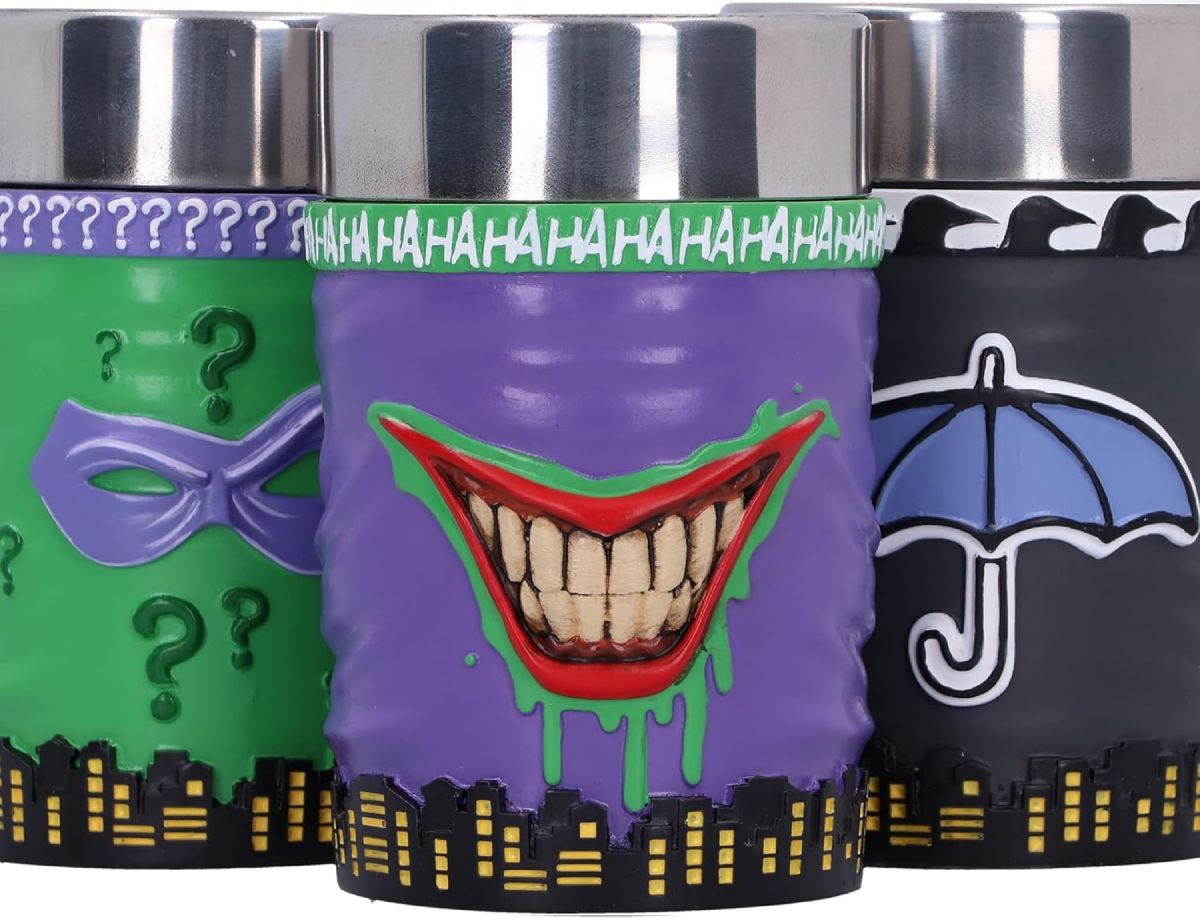 Batman Arch-Enemies Mini Cup Set: Joker, Riddler and Penguin