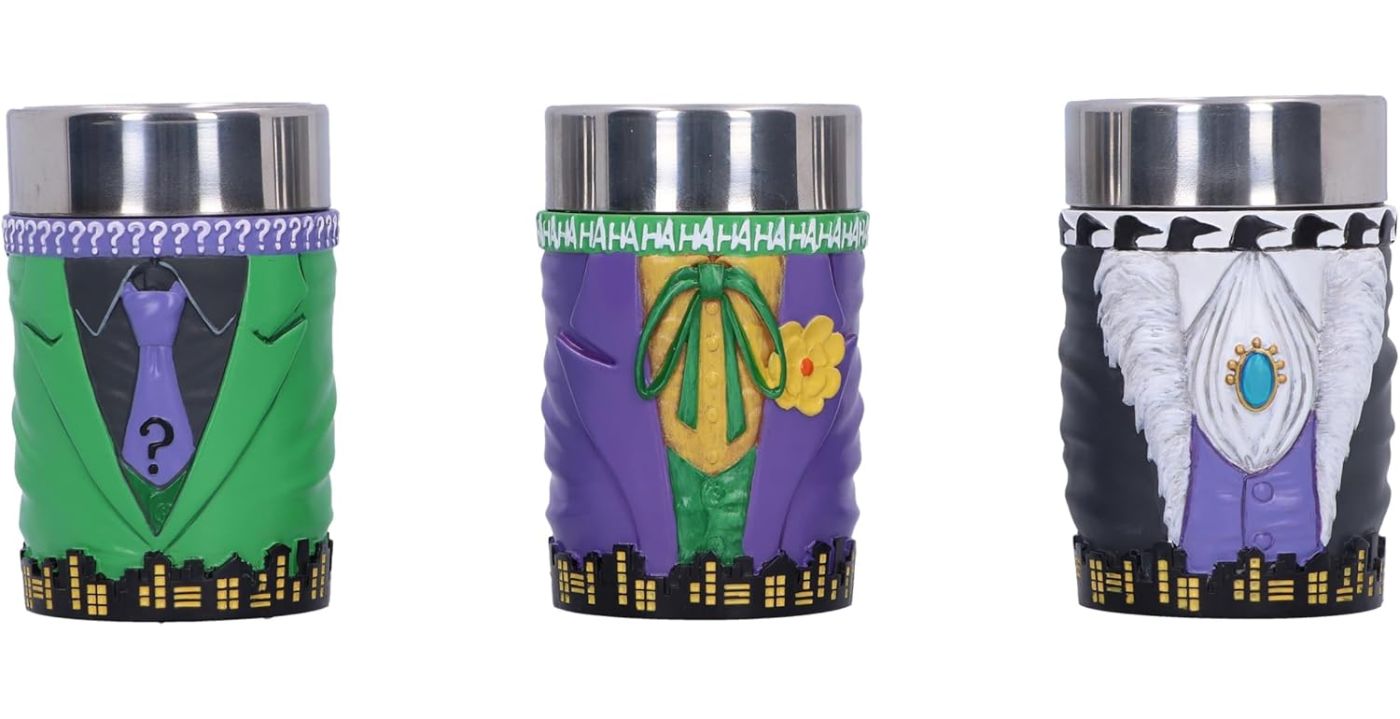 Batman Arch-Enemies Mini Cup Set: Joker, Riddler and Penguin