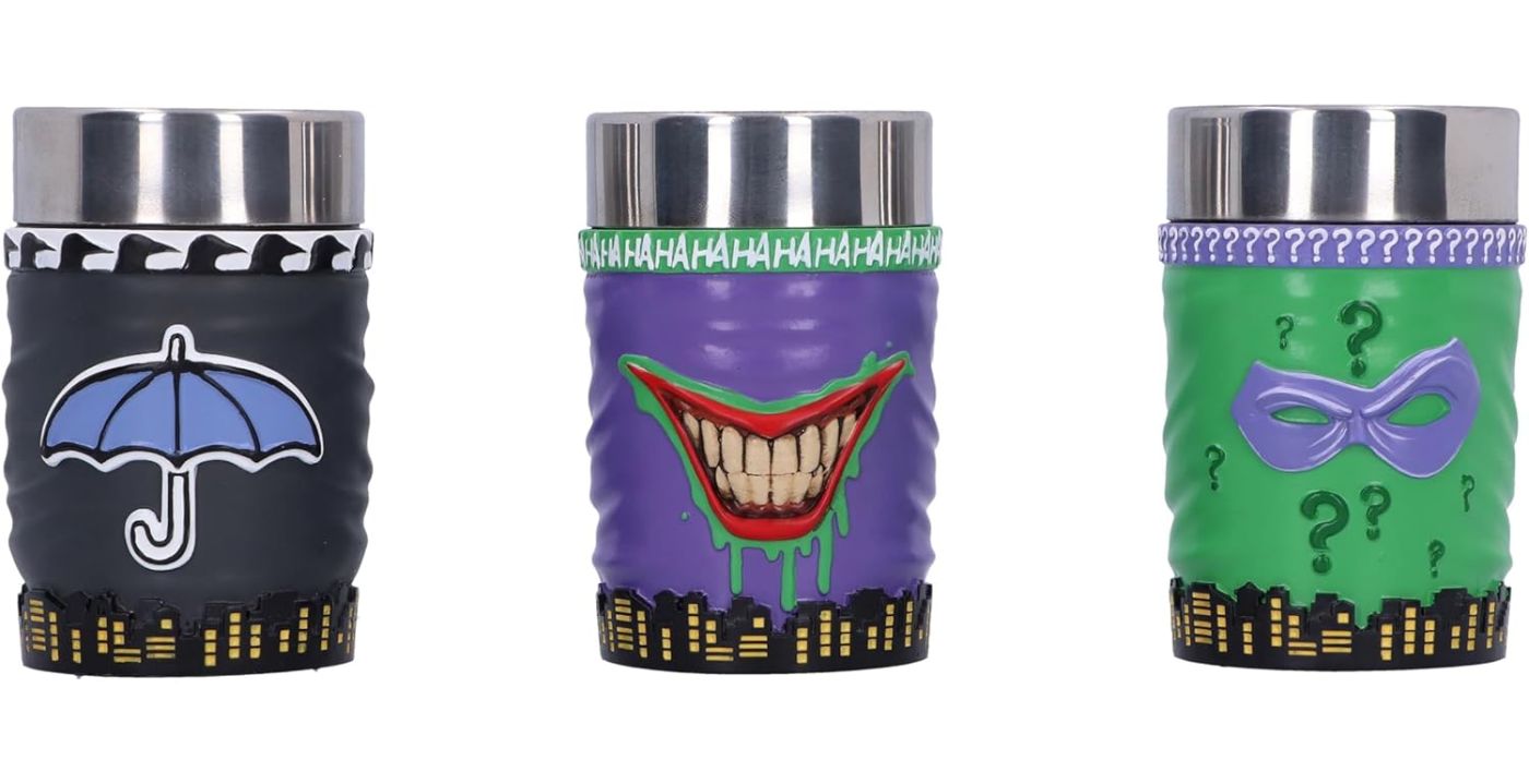 Batman Arch-Enemies Mini Cup Set: Joker, Riddler and Penguin