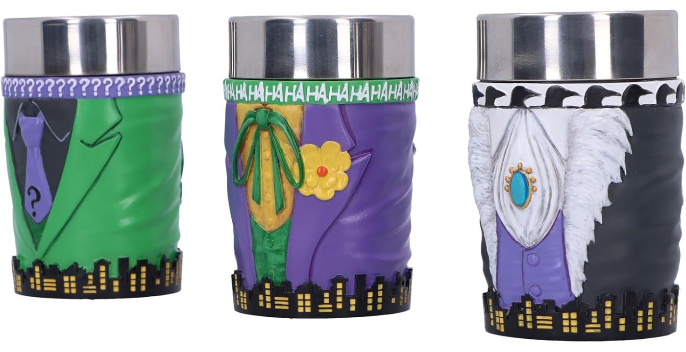 Batman Arch-Enemies Mini Cup Set: Joker, Riddler and Penguin