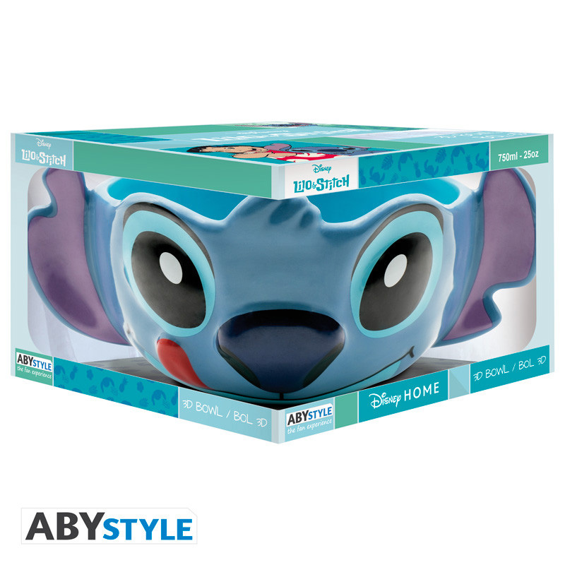 Stitch's Head 3D Bowl with Genetic Experiment Head #626