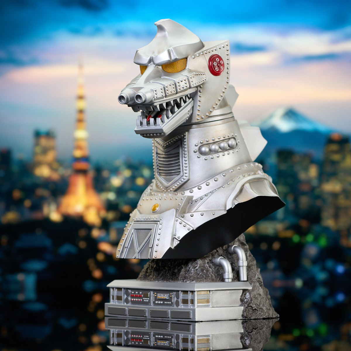 Busto Mechagodzilla 1974 Legends in 3D to Filme Godzilla vs. Mechagodzilla