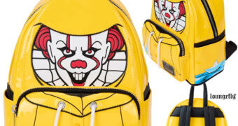 Mini-Mochila IT: A Coisa “Capa de Chuva Amarela” com Palhaço Pennywise Fosforescente (Stephen King)