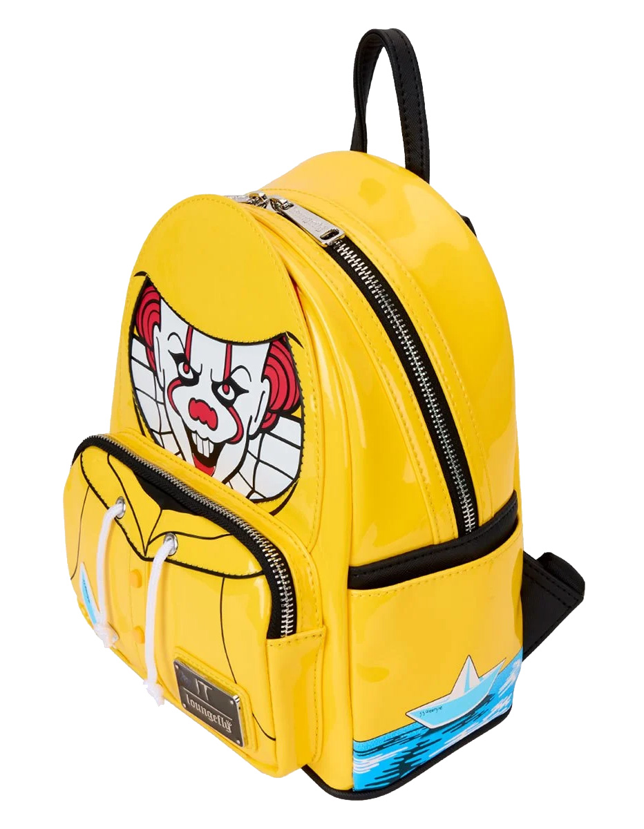 IT Mini-Backpack: The “Yellow Raincoat” Thing with Phosphorescent Pennywise Clown (Stephen King)