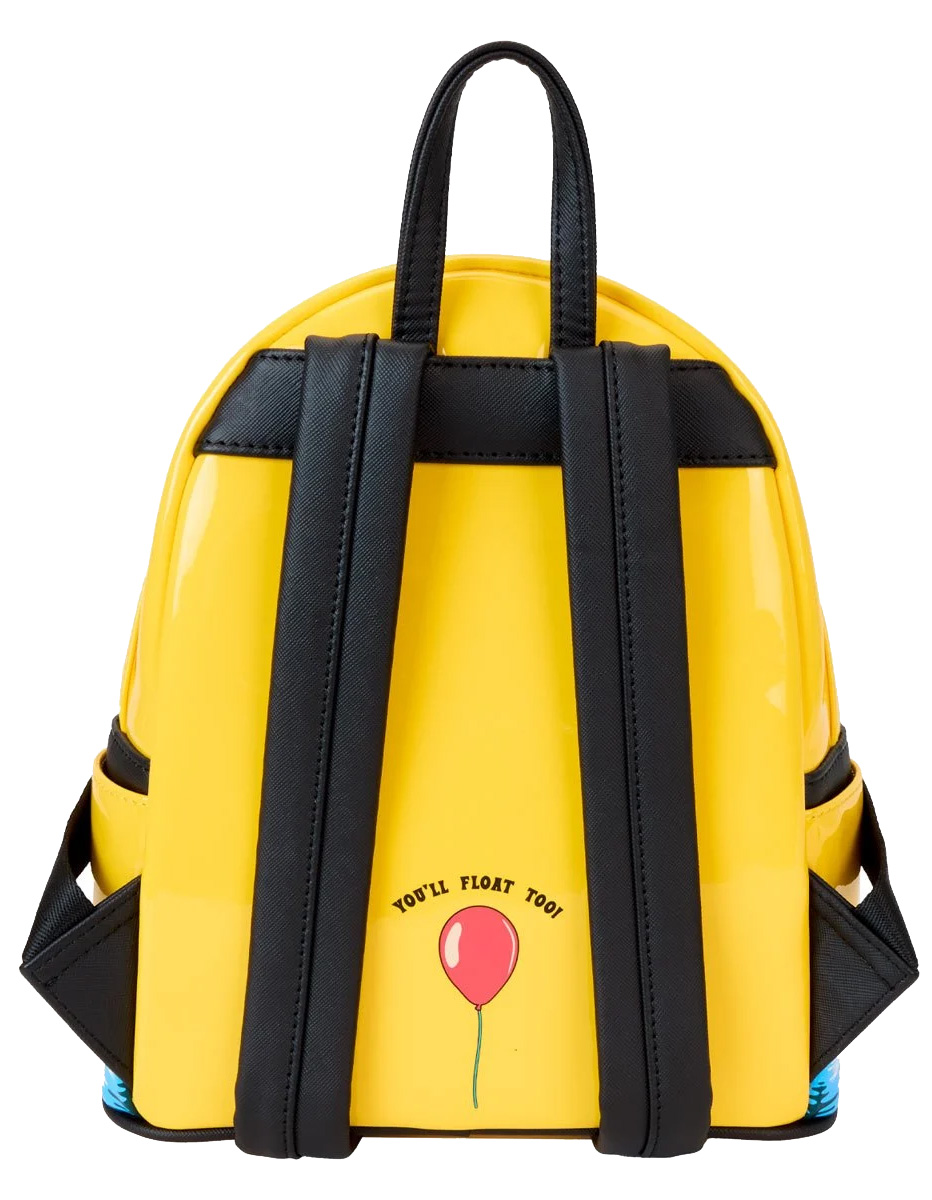 Mini-Mochila IT: A Coisa “Capa de Chuva Amarela” com Palhaço Pennywise Fosforescente (Stephen King)