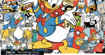 Quebra-Cabeça Pato Donald 1.500 peças com Cenas dos Gibis Disney (Ravensburger)