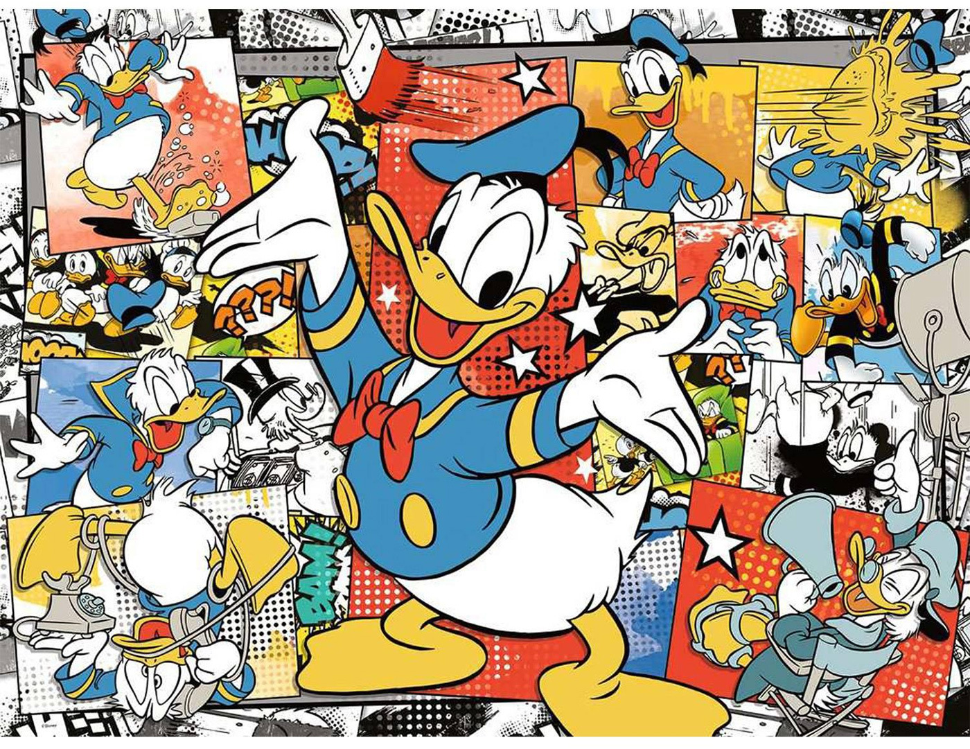 Quebra Cabeça Pato Donald 1.500 peças com Cenas dos Gibis Disney (Ravensburger)