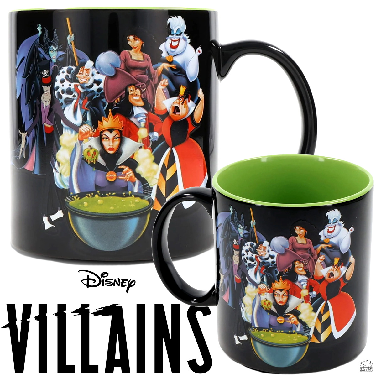 Caneca Vilãs Disney