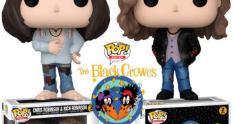 Bonecos The Black Crowes Pop! Rocks com Chris Robinson & Rich Robinson