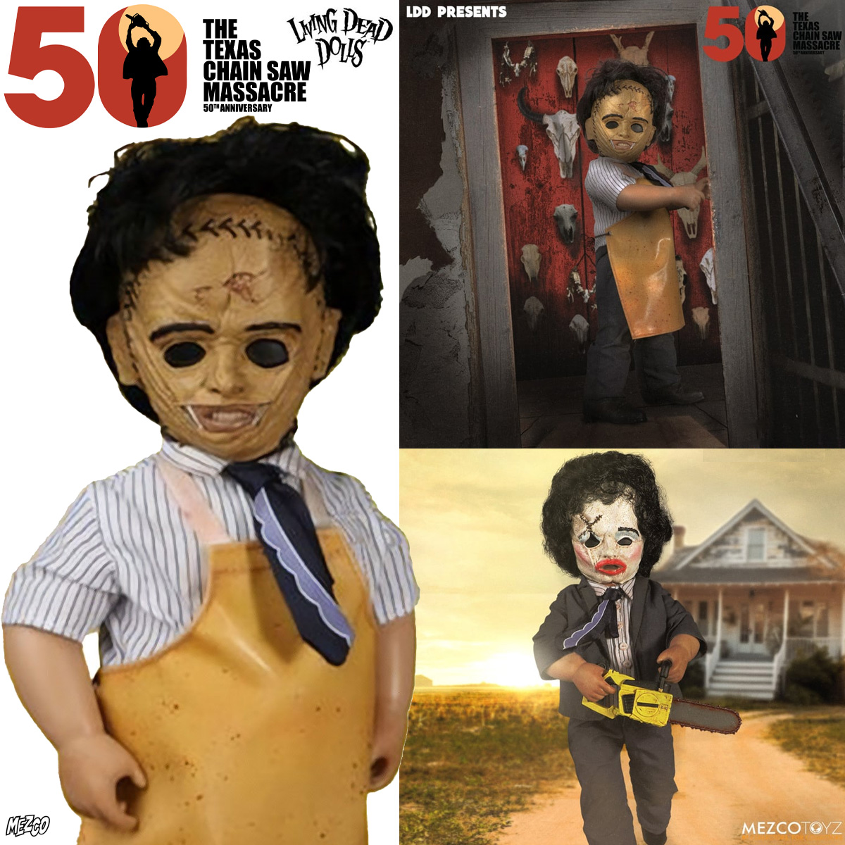 Living Dead Dolls Apresenta: Leatherface (1974) O Massacre da Serra Elétrica 50 Anos