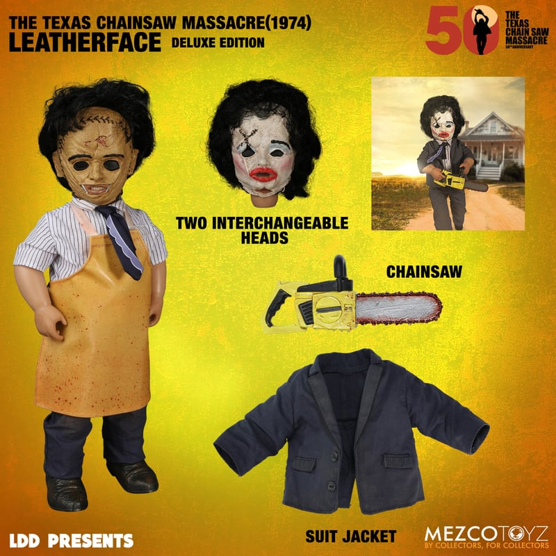 Living Dead Dolls Presents: Leatherface (1974) The Texas Chainsaw Massacre 50 Years