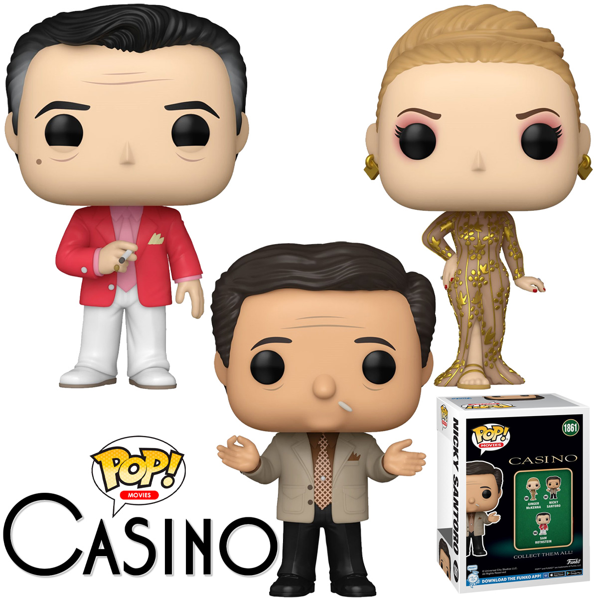 Bonecos Pop! do Filme Cassino de Martin Scorsese