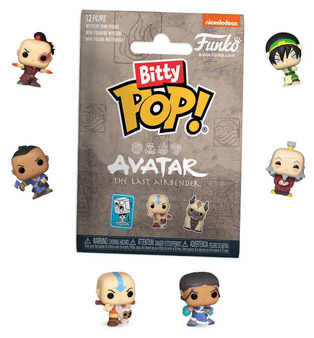 Micro-Figuras Funko Bitty Pop! Avatar: A Lenda de Aang