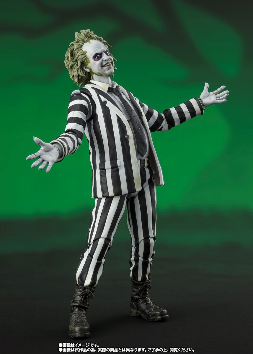 Beetlejuice Fantasma Bio-Exorcista S.H.Figuarts Action Figure de Os Fantasmas se Divertem (1988)