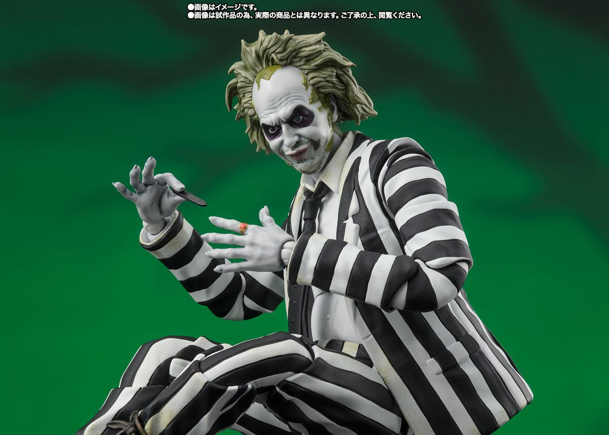 Beetlejuice Fantasma Bio-Exorcista S.H.Figuarts Action Figure de Os Fantasmas se Divertem (1988)