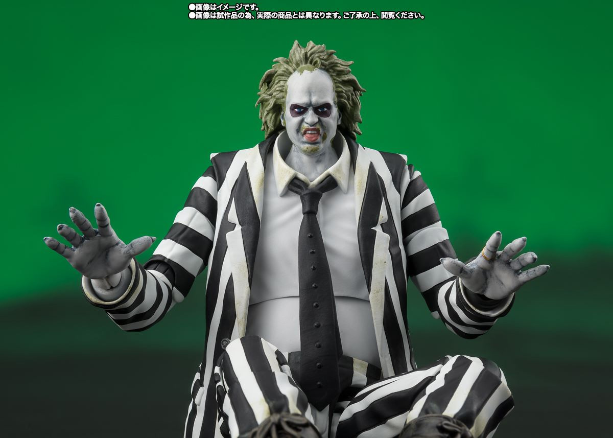 Beetlejuice Fantasma Bio-Exorcista S.H.Figuarts Action Figure de Os Fantasmas se Divertem (1988)