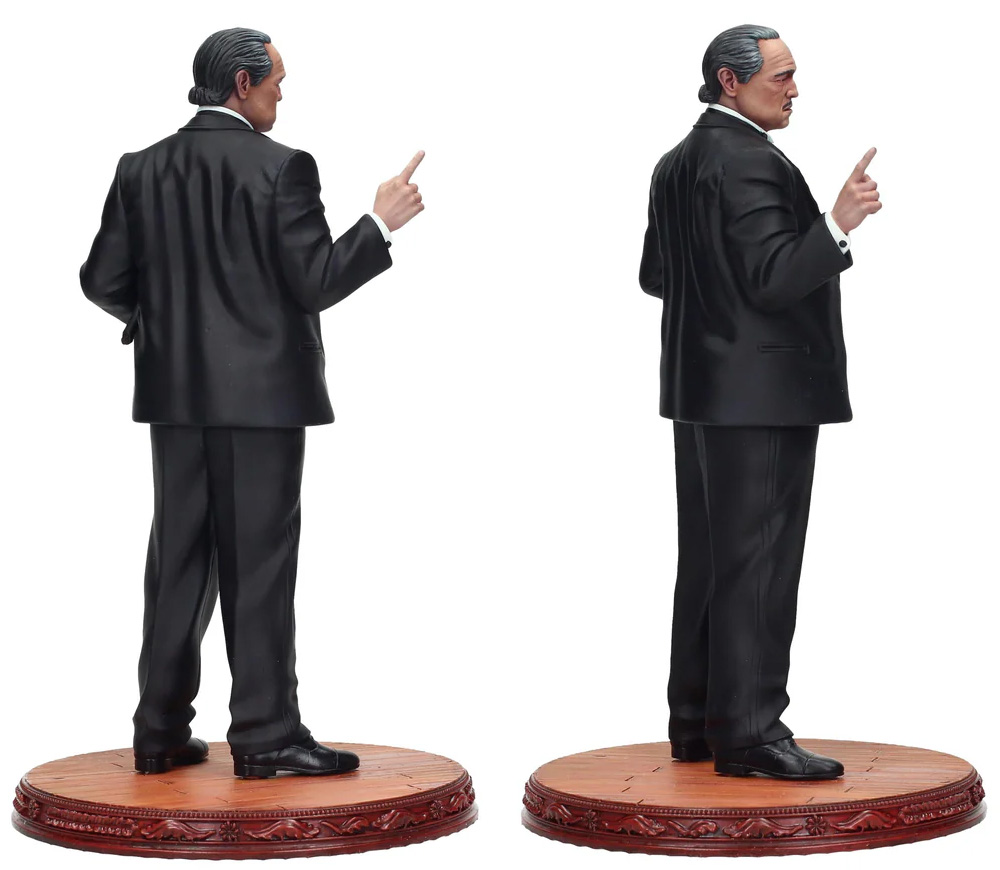 Dom Vito Corleone “The Offer” statue in The Godfather