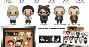 Chaveiros The Office (Série 2) em Estilo Baby 3D Figural Bag Clip (Blind-Bag)