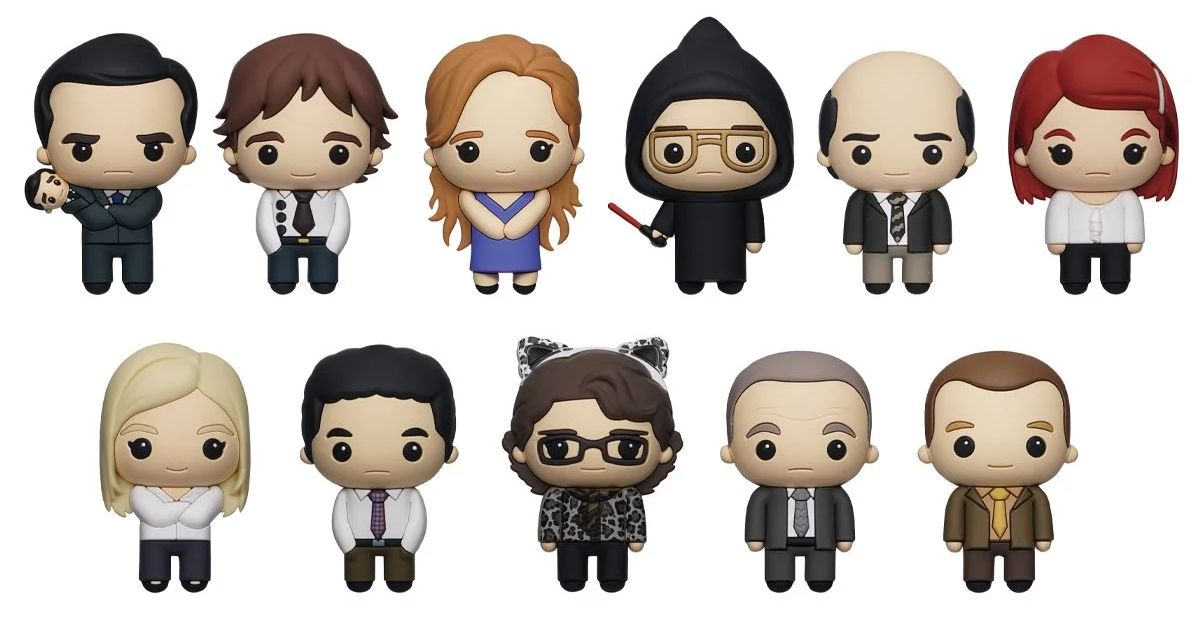 The Office (Series 2) Keychains in Baby Style 3D Figural Bag Clip