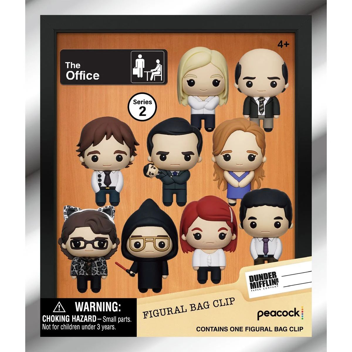 The Office (Series 2) Keychains in Baby Style 3D Figural Bag Clip