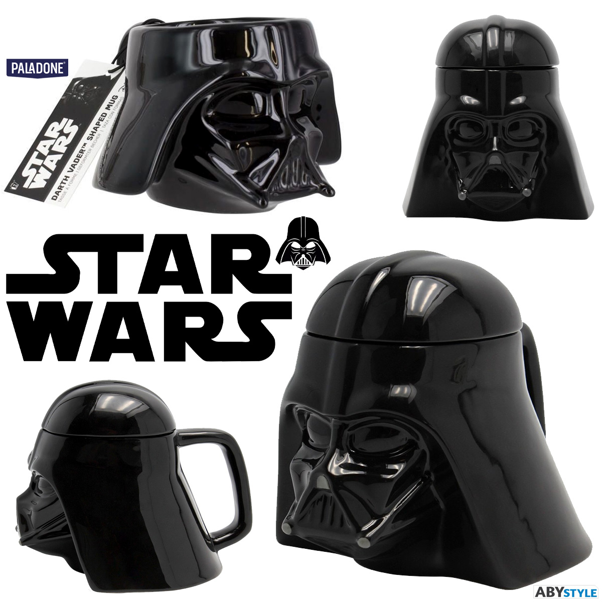 Canecas Esculpidas Darth Vader em 3D (Star Wars)