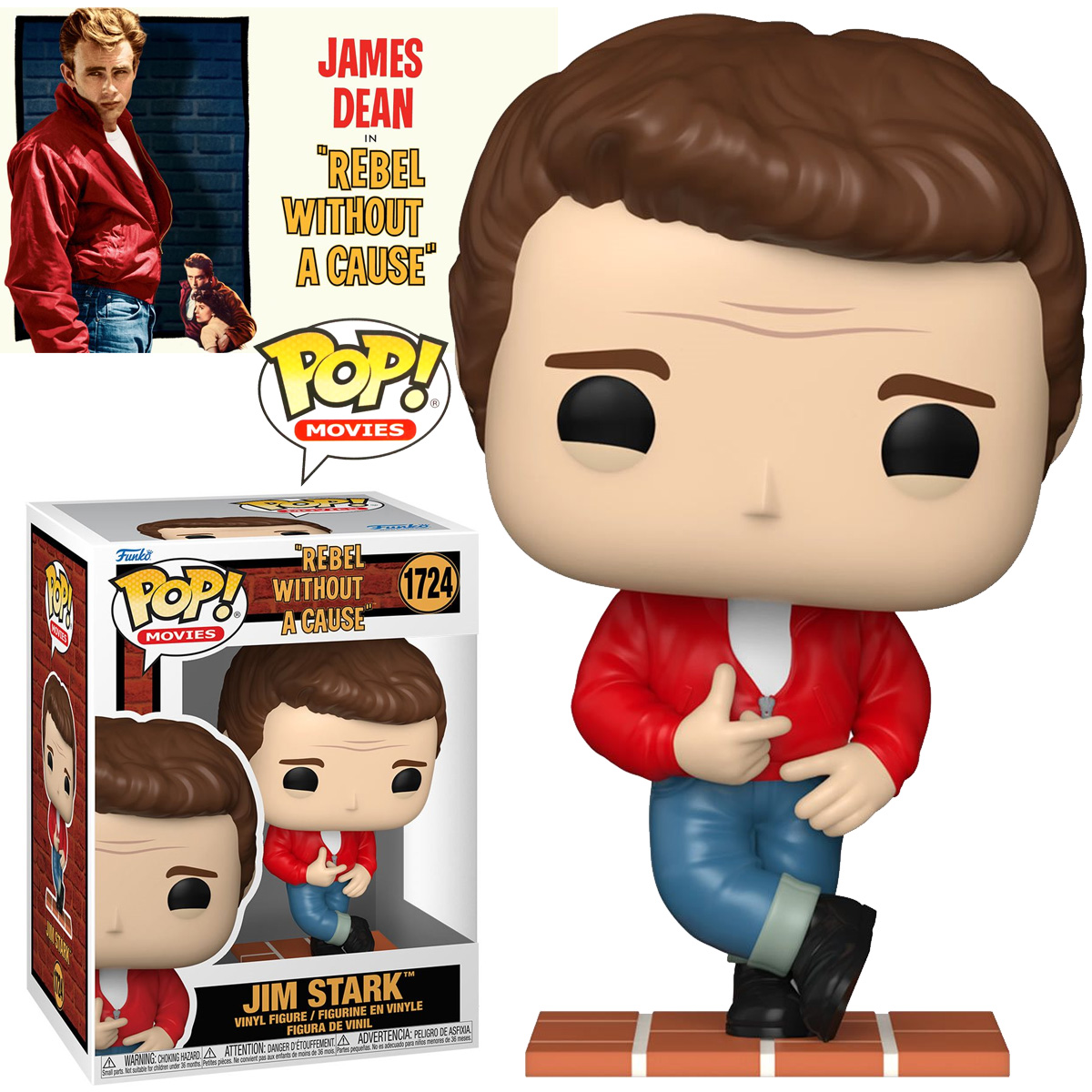 Boneco James Dean Pop! em Juventude Transviada (Rebel Without a Cause 1955)