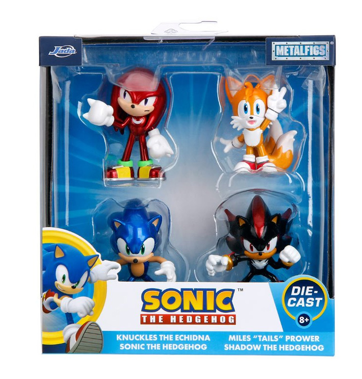 Mini-Figuras MetalFigs Sonic the Hedgehog de Metal Fundido (Sega)