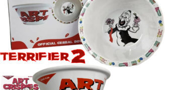 Tigela de Cereais “Art Crispies” do Filme Terrifier 2 de Damien Leone